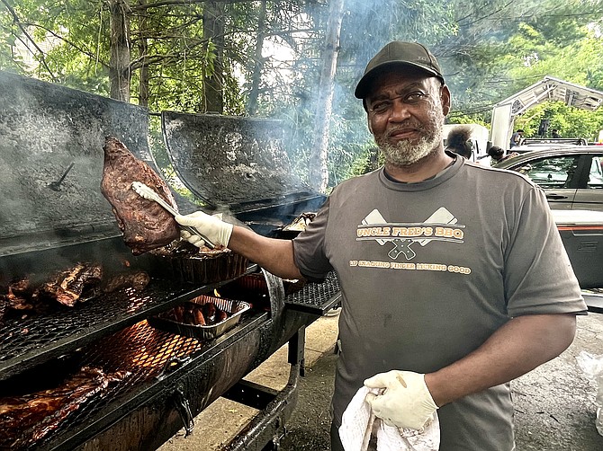 Tender BBQ ribs, Juneteenth 2022, Liberty Amendment Month, Town of Vienna, June 18, 2022