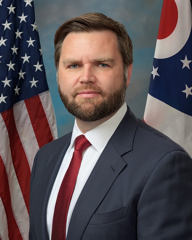 J.D. Vance, a resident of Del Ray, has been named by former President Donald Trump as the Republican nominee for vice president.