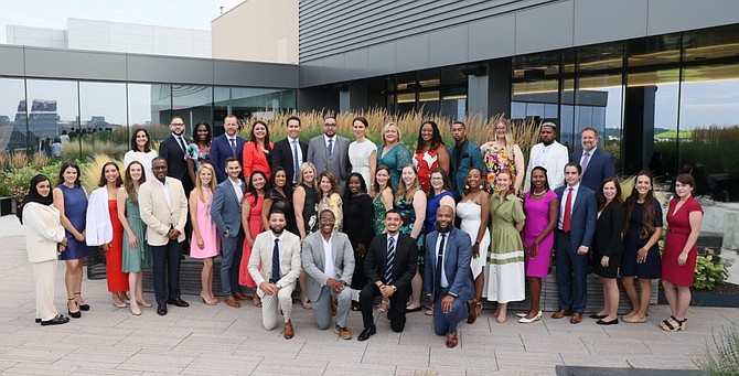 The 2024 40 Under 40 honorees pose for a class photo July 18 at the American Physical Therapy Association Headquarters.