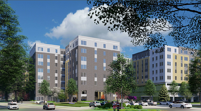 Rendering of Somos at McLean Metro, phase one development