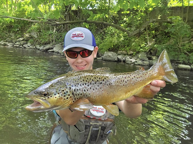 Big trout Justin landed in the competition.