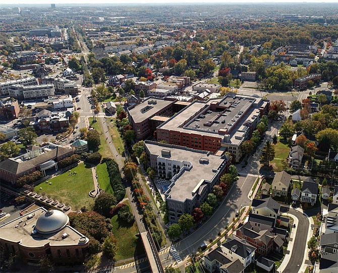 Rendering of planned Herndon Historic District