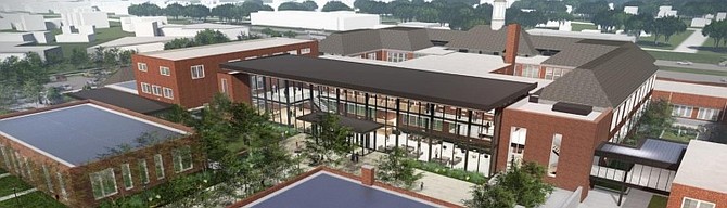 Artist rendering of the upgraded complex due to be completed in 2026.