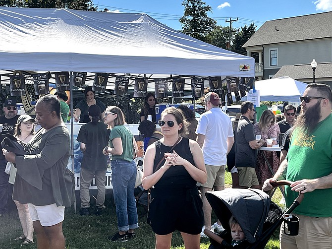 It’s Guinness all around at the festival.