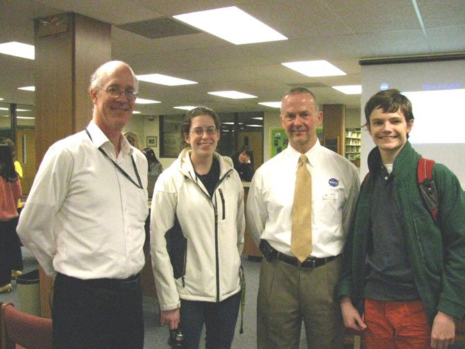 Bob Foley, Sarah Ell, Roger Hunter and Jake Hunter. 