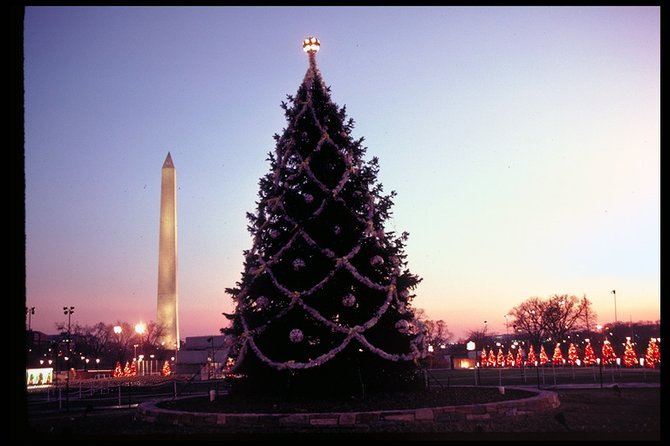 1980 National Christmas Tree (unlit during the Iran hostage crisis).
