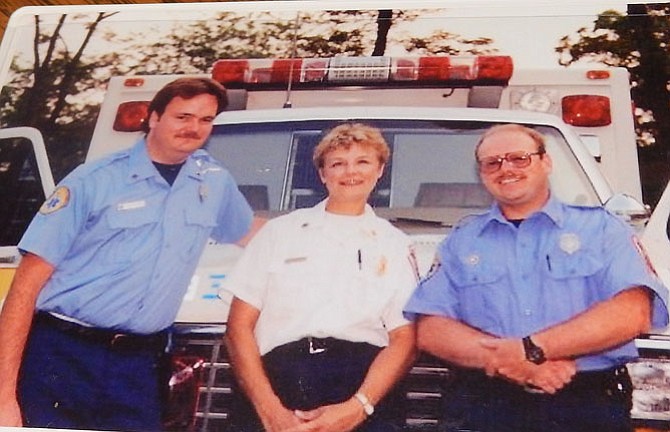 From left are Dave Parker, Sue Yamashita and Pete Kirby in the late 1980s.