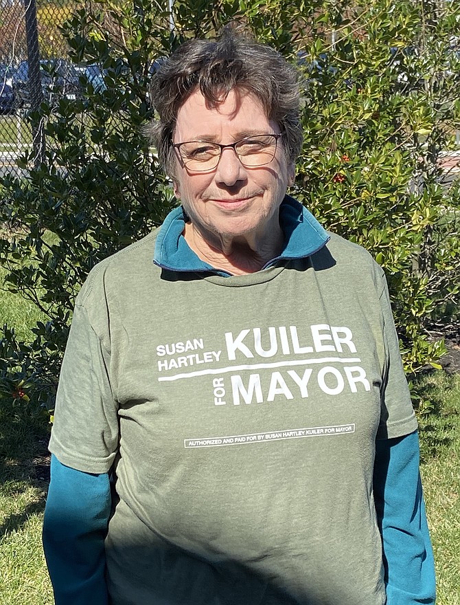 The challenger: City resident Susan Kuiler