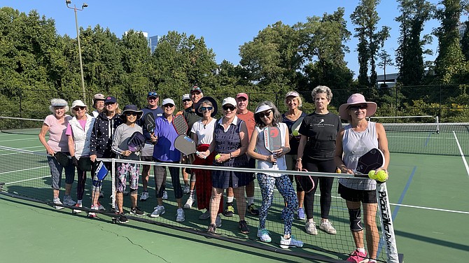 A group at Westgate plays pickleball regularly.