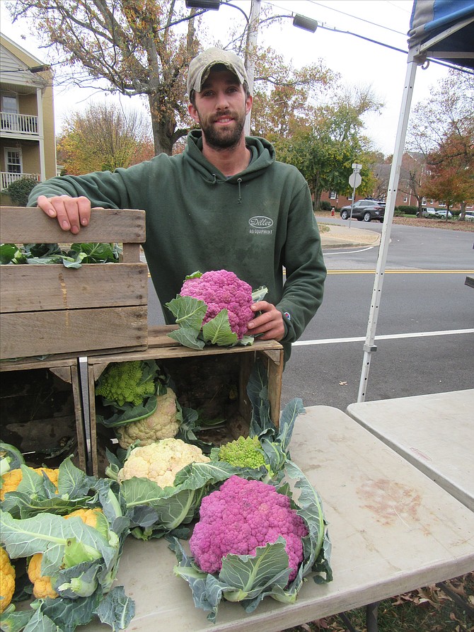 Oliver Keckler will sell produce at his Saturday farm stand all winter.