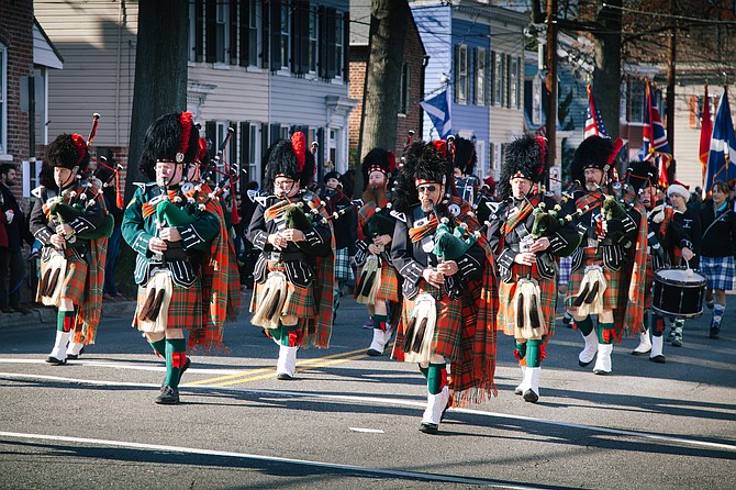 Bagpipes at the Alexandria Scottish Christmas Walk
Photo by Matt Chenet for Visit Alexandria
