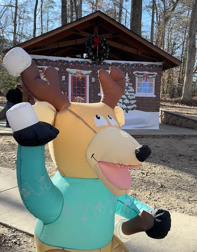 Burke Lake Park was transformed into a Nordic village for its holiday event