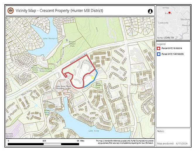 The Crescent Property, near Lake Anne in Reston