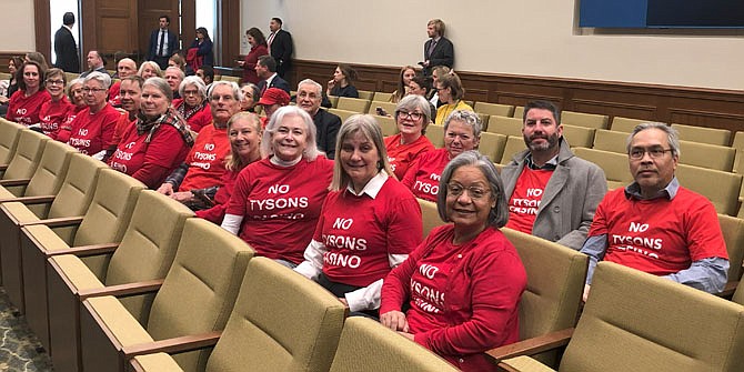 Lobbying at the 2025 Regular Session Senate General Laws and Technology meeting, Wednesday, Jan. 15, in the General Assembly Building