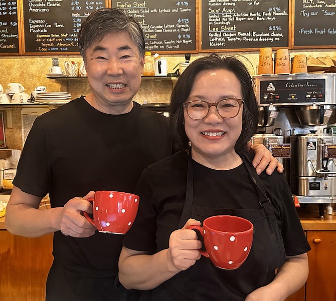 Duhyun and Lee Choe – owners of The Uptowner Coffee Shop
Duhyun: The business keeps us very busy but we will find time to celebrate Valentine’s Day by going out to dinner.