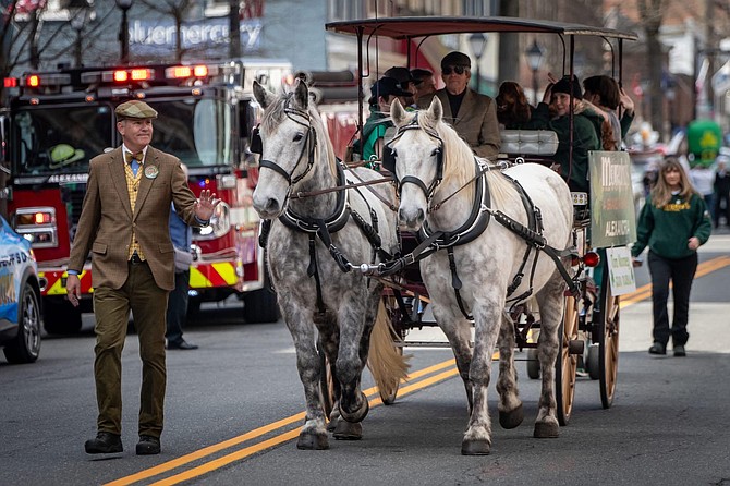 Tom Mooney of Murphy’s Irish Pub served as Grand Marshal of the Saint Patrick’s Day Parade.