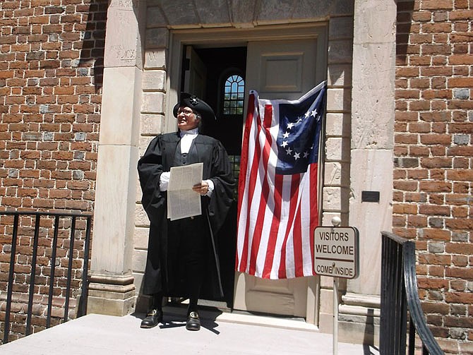 A reading of the Declaration of Independence will take place on Friday, July 4, 2025 at Historic Pohick Church in Lorton.