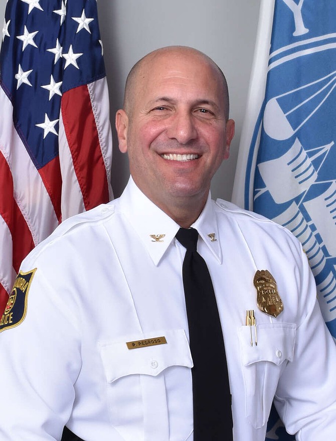 Alexandria Assistant Police Chief Raul Pedroso has been hired as Chief of Police for the City of Fairfax. He takes on the role effective Aug. 11.