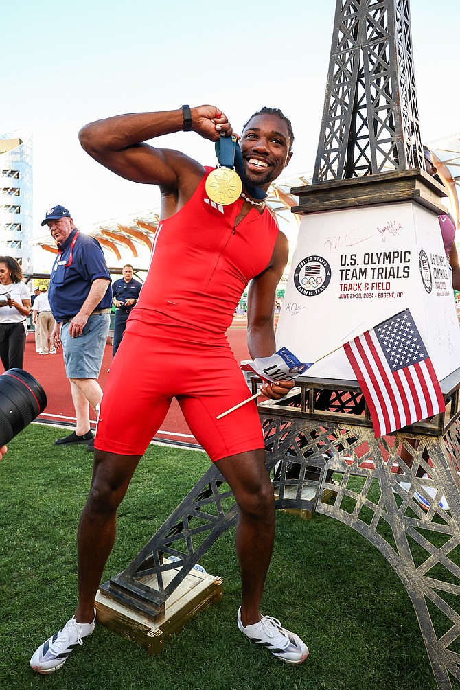 Alexandria’s Noah Lyles, Olympic Gold medalist and ‘World’s Fastest Man,’ will be among the 2025 Living Legends of Alexandria honored Nov. 12 at the George Washington National Masonic Memorial. www.alexandrialegends.org