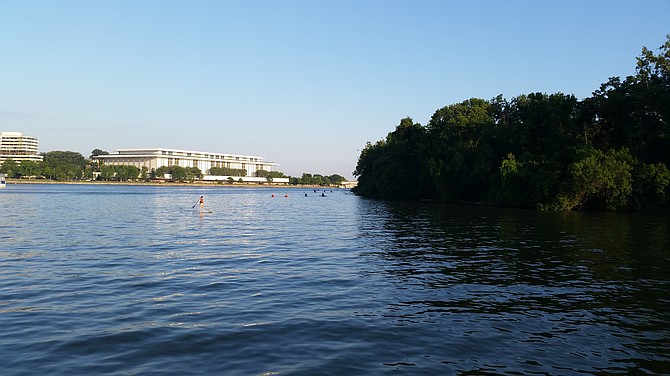 Several groups collect trash like this along the river's shoreline multiple times a year.