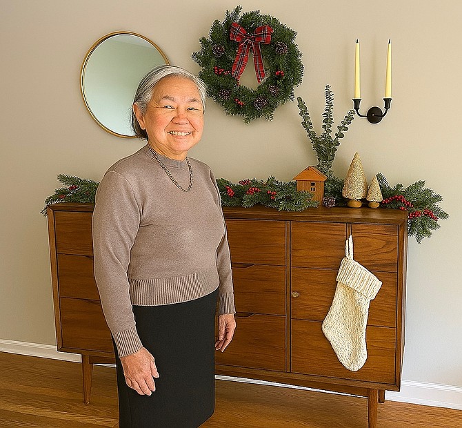 Eleanor Wu, 74, who hosted the first Yuletide Mahjong night, welcomed players into her home adorned with lanterns, garland, and the glow of holiday lights.
