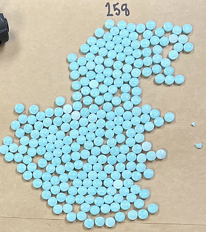 Fentanyl pills seized by the Fairfax County Police Department in August 2024. Malcolm’s Law, House Bill 2742, is now in effect, requiring all Virginia emergency rooms to test for fentanyl. The law followed the 2023 overdose death of a Fairfax teenager whose condition was missed by standard hospital screenings.