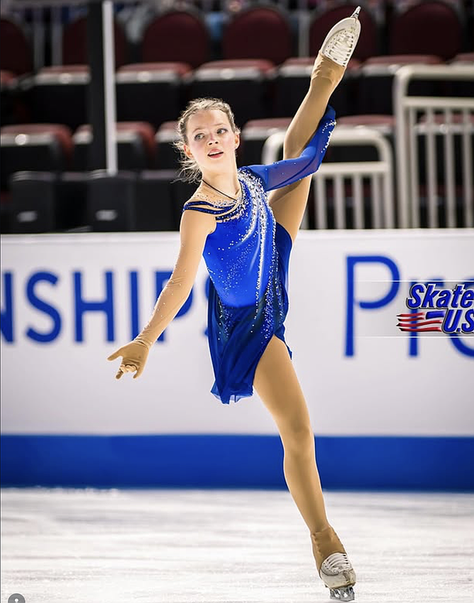 Springfield resident Sofia Bezkorovainaya has a lot to skate for.