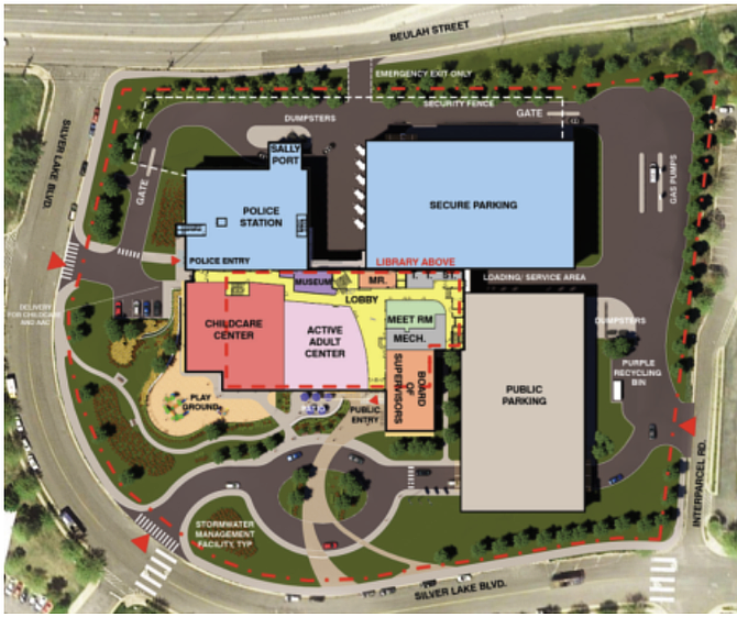 The new Franconia Governmental Center houses the Kingstowne Regional Library on its upper level and on its lower level the Franconia District supervisor’s office, Franconia Police Station, Franconia Museum, an active adult center and a child care center serving infants through prekindergarten. Secure parking for police is available as well as public parking.