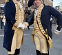 Brian Hilton as George Washington and Benjamin Goldman …