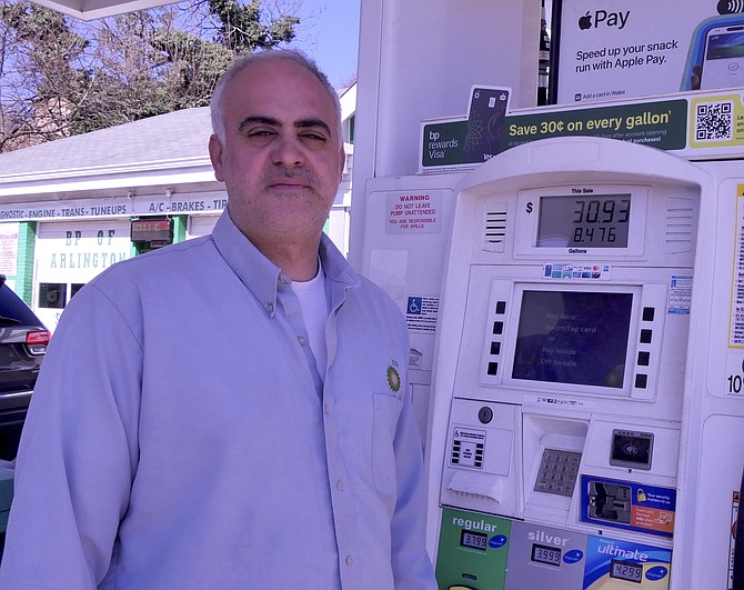 Gus Odum, owner of the BP station on Langston Boulevard.