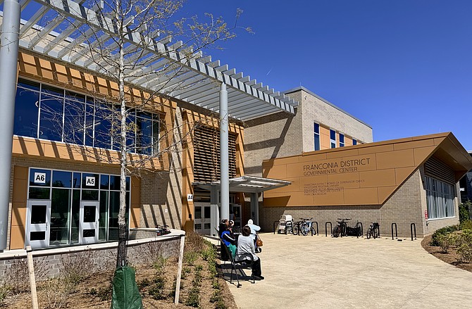 The new Franconia District Government Center encompasses several services in its two-story facility with attached multistory parking.
