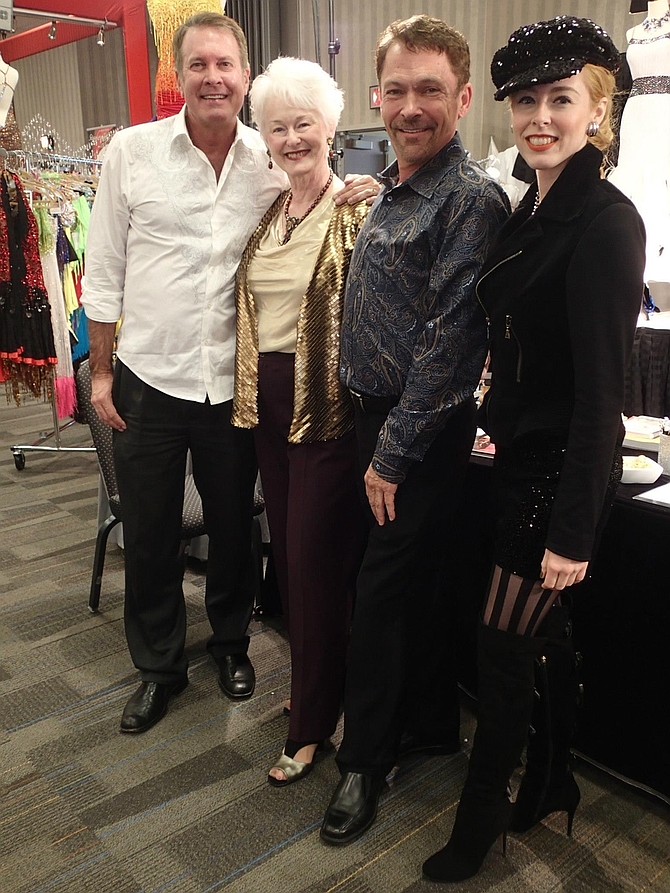 Ken Heron, Brenda Wilson, Randall Christensen, and Julie Christensen’s longtime business partner and now owns Randall Wilson at the Ohio Star Ball Championships.