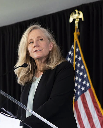 Virginia Gov. Abigail Spanberger at an economic expansion event in Halifax County, Va., Monday, June 29. That same day, the commonwealth's $207 billion biennium budget was enacted into law, featuring a first-of-its-kind statewide energy consumption tax on data centers projected to generate $600 million in annual revenue.
Photo via Facebook/Office of the Governor